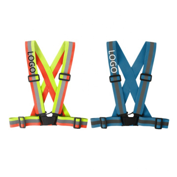 Custom LOGO Multi Colors Hi Vis Adjustable Garter Vest Reflective Safety